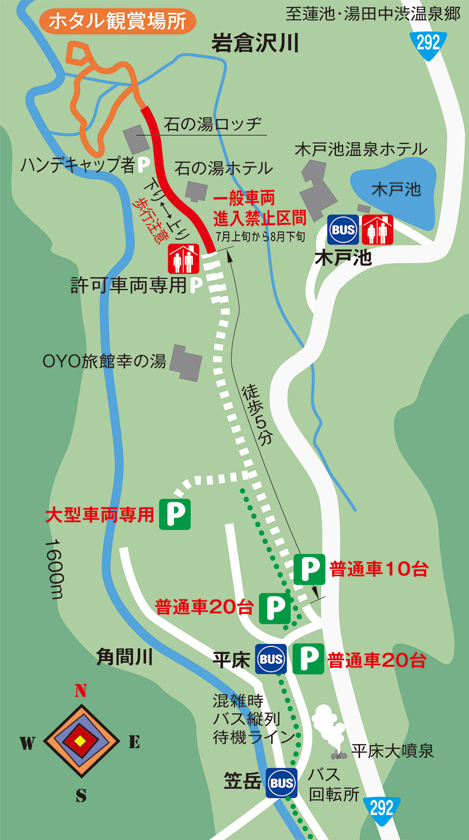 鑑賞順路の図