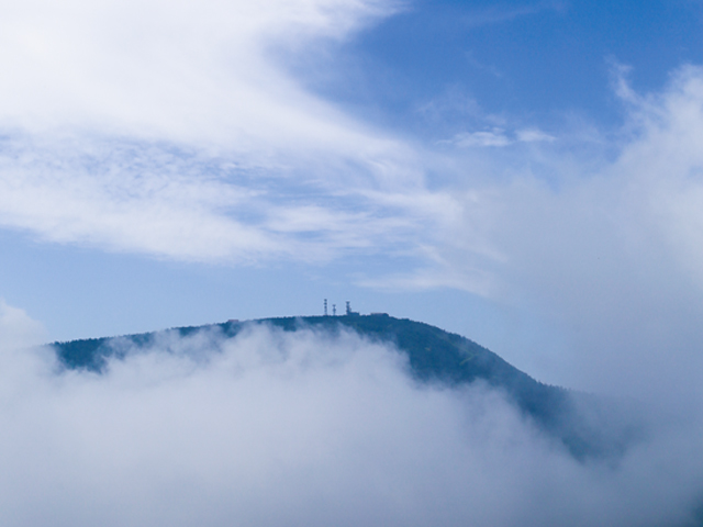 View of Mt. Yokote from the ridge