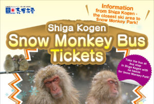 Shiga Kogen⇔Snow Monkey Bus Ticket